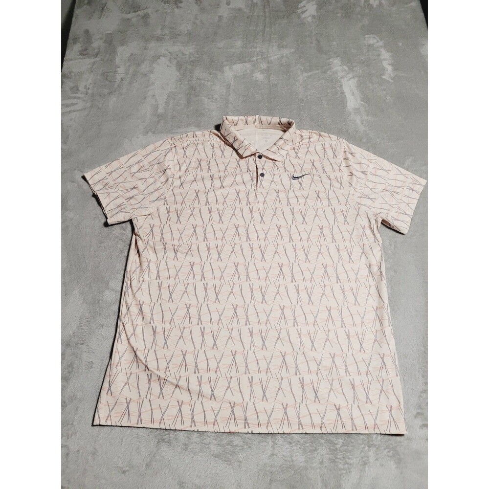 Nike Victory+ Men's Guava Ice Golf Polo FQ1134-838 2XL